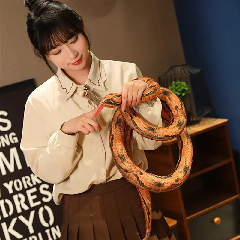N03R-Simulation Python Plush Toy Giant Python Cobra Plush Animal Plush Doll Halloween Decoration Gift
N03R-Simulation Python Plush Toy Giant Python Cobra Plush Animal Plush Doll Halloween Decoration Gift