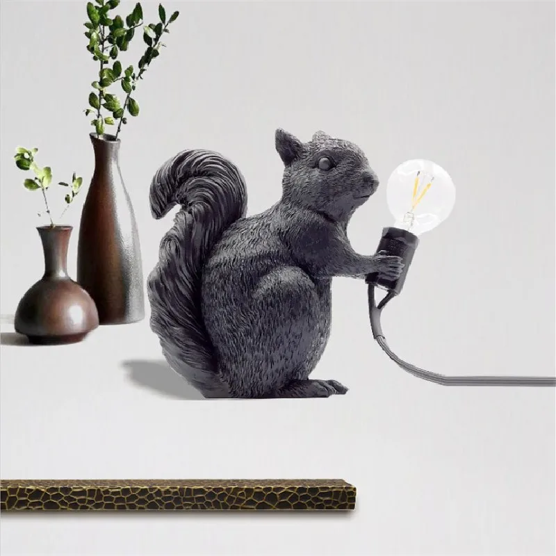 Creative Led Table Lights Mini Cute Squirrel Night Lights Bedroom Living Room Home Decol Table Lamps Gift Desk Light Fixtures
Creative Led Table Lights Mini Cute Squirrel Night Lights Bedroom Living Room Home Decol Table Lamps Gift Desk Light Fixtures