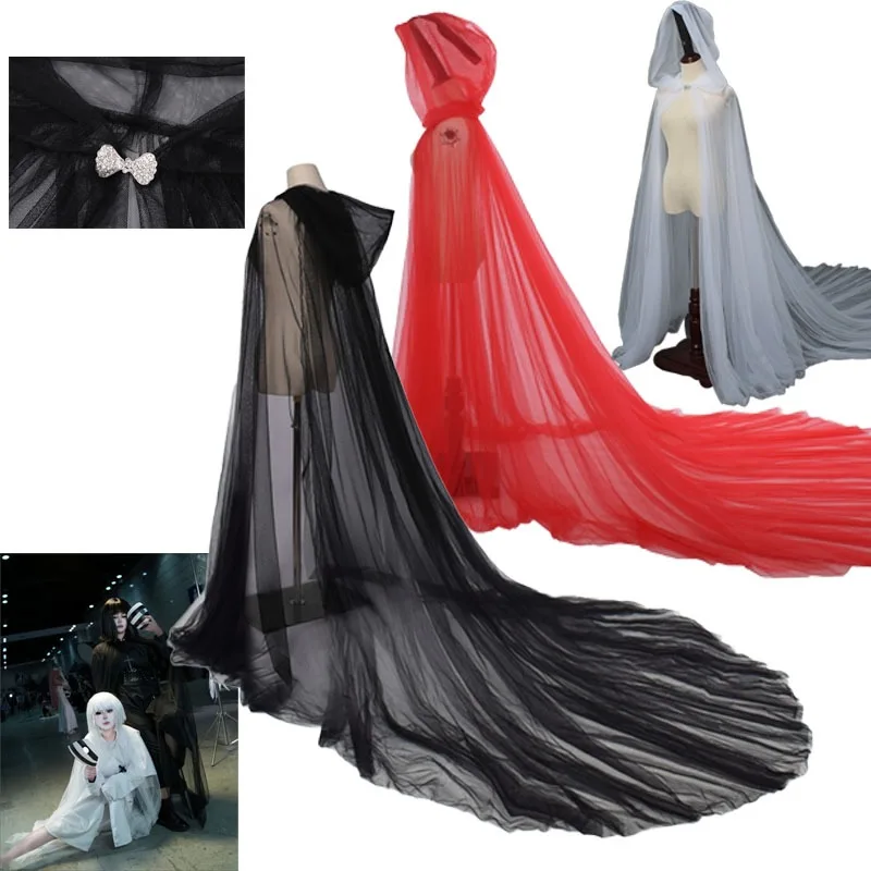 Medieval Witch Cosplay Cape Shawl Vintage Vampire Bridal Cloak Gothic Elf Wizard Wedding Hooded Floor Cloak Halloween Party
Medieval Witch Cosplay Cape Shawl Vintage Vampire Bridal Cloak Gothic Elf Wizard Wedding Hooded Floor Cloak Halloween Party