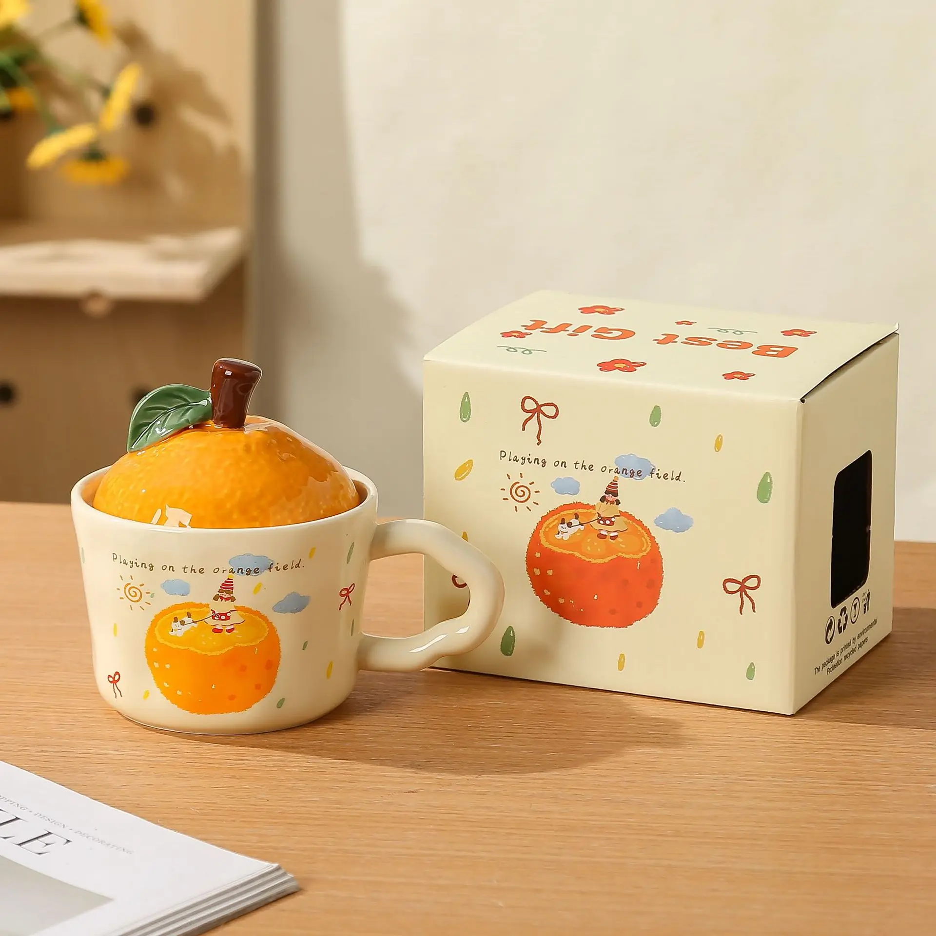 Creative Orange Ceramic Mug with Lid, Cute Cat Coffee Mugs, Holiday Gift Tea Cup, Office Breakfast Milk Cups, Couple Kawaii Cup
Creative Orange Ceramic Mug with Lid, Cute Cat Coffee Mugs, Holiday Gift Tea Cup, Office Breakfast Milk Cups, Couple Kawaii Cup