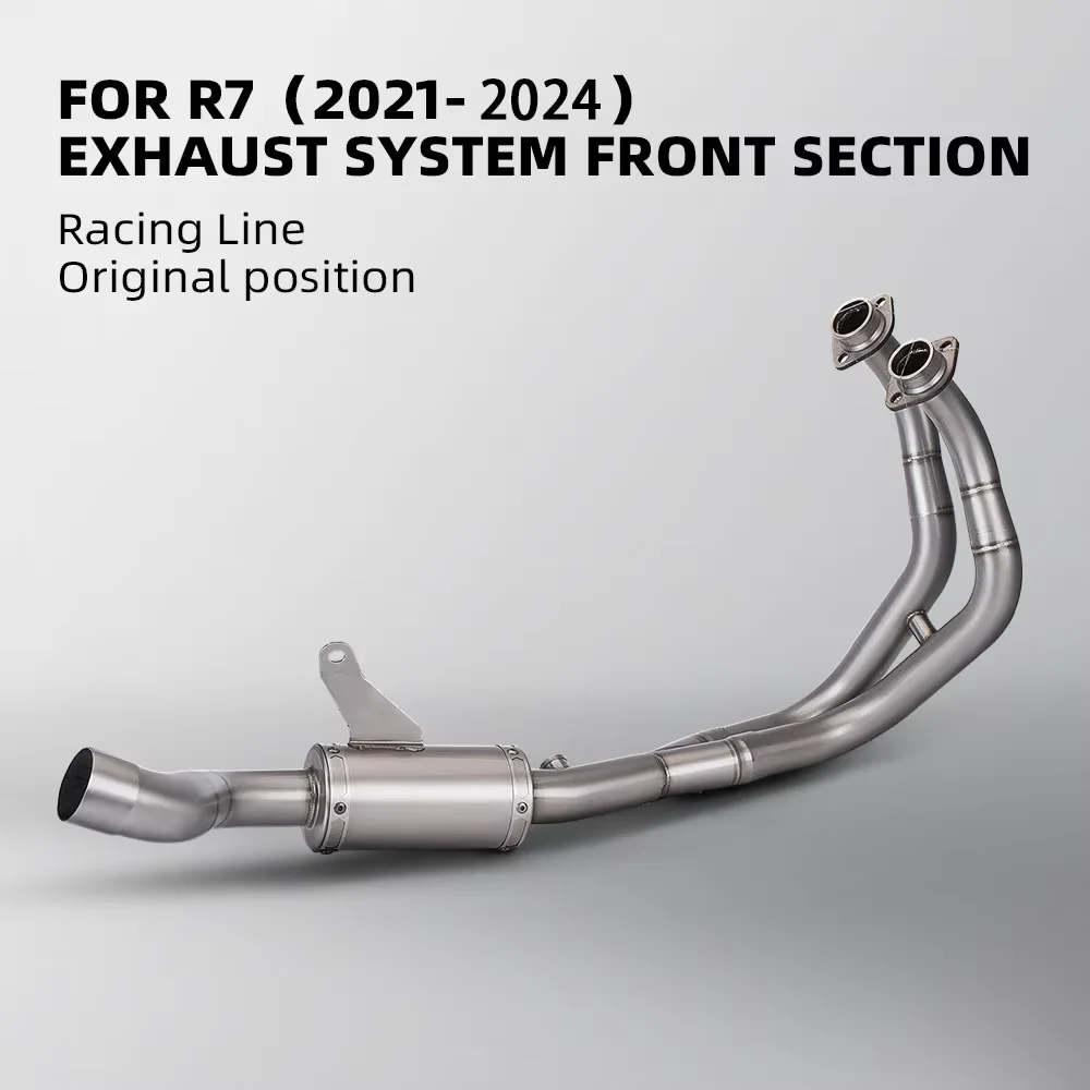 Motorcycle Exhaust Header for Yamaha YZF-R7 2021-2024 Motorcycle Emuffler Manifold Front Pipe Connect 51mm Exhaust Muffler
Motorcycle Exhaust Header for Yamaha YZF-R7 2021-2024 Motorcycle Emuffler Manifold Front Pipe Connect 51mm Exhaust Muffler