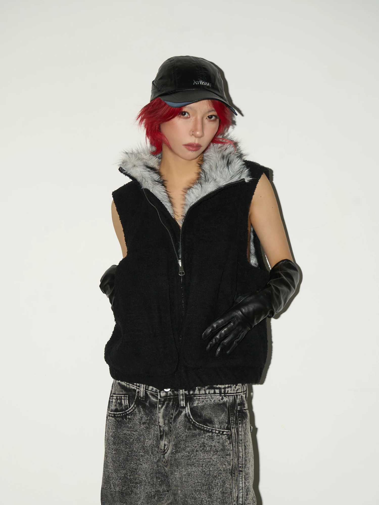 MICHINNYON Double-Sided Wear Soft Warmth Casual Stand Collar Svel Women's Vest Cotton Blend Polyester Fiber Elastic Fiber
MICHINNYON Double-Sided Wear Soft Warmth Casual Stand Collar Svel Women's Vest Cotton Blend Polyester Fiber Elastic Fiber