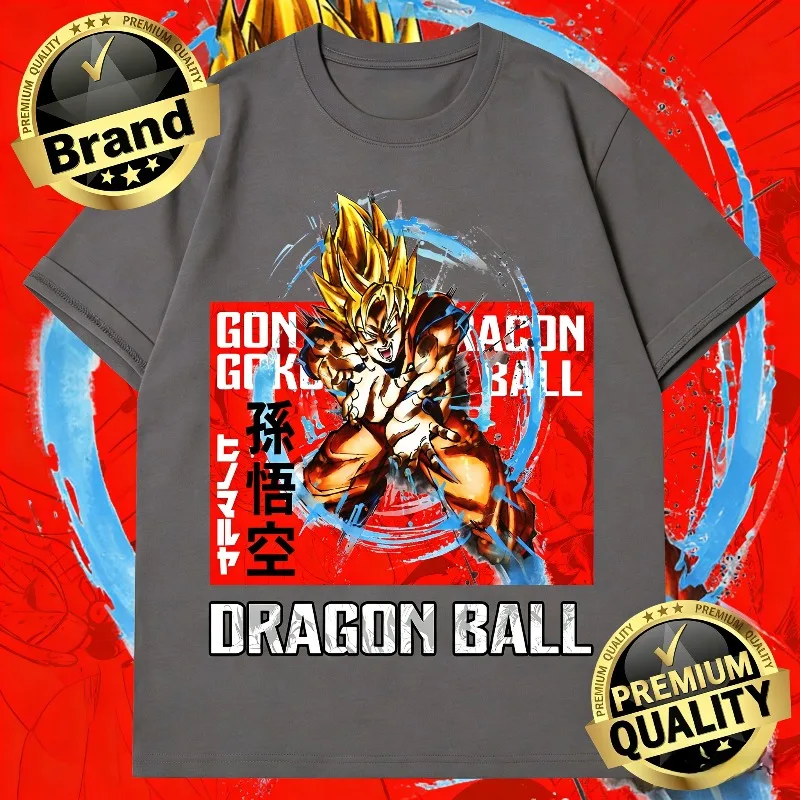2026 Summer Dragon Ball Retro Pure Cotton T-Shirt Oversized Casual Tee for Men Women Kids Super Saiyan Goku Anime Graphic Prin
2026 Summer Dragon Ball Retro Pure Cotton T-Shirt Oversized Casual Tee for Men Women Kids Super Saiyan Goku Anime Graphic Prin