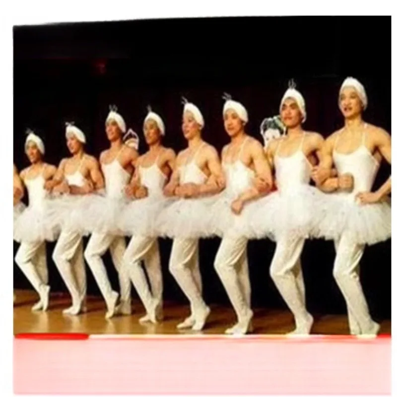 Four Little Swan Men's Funny Version Adult Annual Dance Performance Costumes Ballet Swan Lake Dance Performance CostumesSkir
Four Little Swan Men's Funny Version Adult Annual Dance Performance Costumes Ballet Swan Lake Dance Performance CostumesSkir