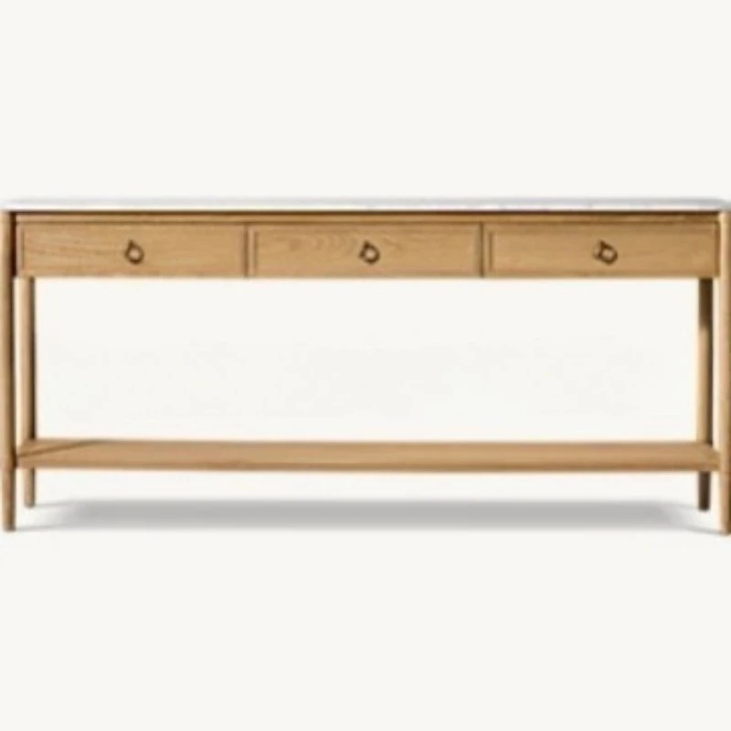 American wood marble entrance table French retro entrance table living room coffee table sofa back few foreign trade export
American wood marble entrance table French retro entrance table living room coffee table sofa back few foreign trade export