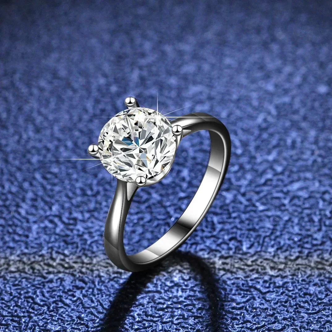 Classic 1 Carat VVS Diamond Moissanite Rings Never Fade Original PT950 Platinum Rings Eternal Wedding Jewelry for Women
Classic 1 Carat VVS Diamond Moissanite Rings Never Fade Original PT950 Platinum Rings Eternal Wedding Jewelry for Women