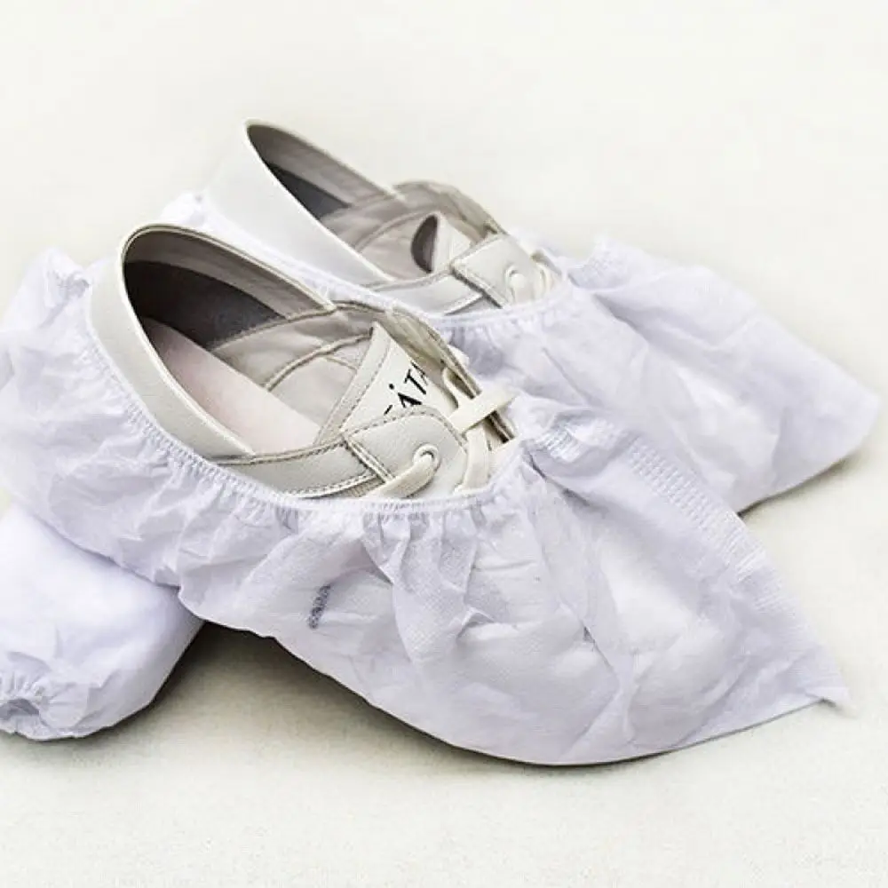 2Pack(200PCS) White Disposable Nonwovens Rain Boots Shoes Cover Waterproof Shoes Protector
2Pack(200PCS) White Disposable Nonwovens Rain Boots Shoes Cover Waterproof Shoes Protector