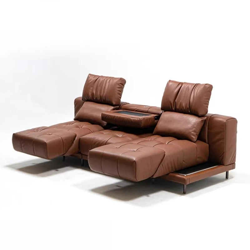 Full leather multifunctional swivel living room vintage leather sofa
Full leather multifunctional swivel living room vintage leather sofa