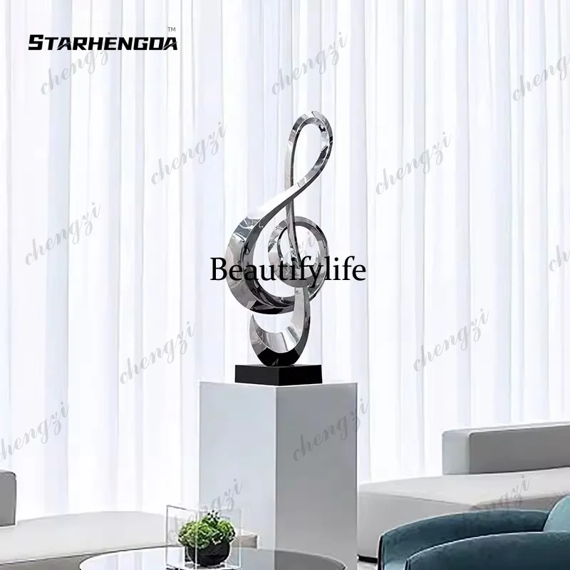 TTT Stainless Steel treble symbol Hotel Model Room, Living Room, Art Sculpture, Floor, Corridor, Modern, Simple Decoration
TTT Stainless Steel treble symbol Hotel Model Room, Living Room, Art Sculpture, Floor, Corridor, Modern, Simple Decoration