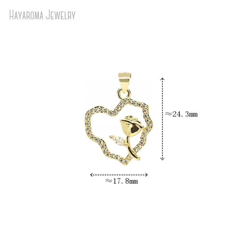 5Pcs Invisible Setting Wholesale Gold Color Pendant Copper Gift For Her Jewelry Metal Cubic Zirconia Charms
5Pcs Invisible Setting Wholesale Gold Color Pendant Copper Gift For Her Jewelry Metal Cubic Zirconia Charms