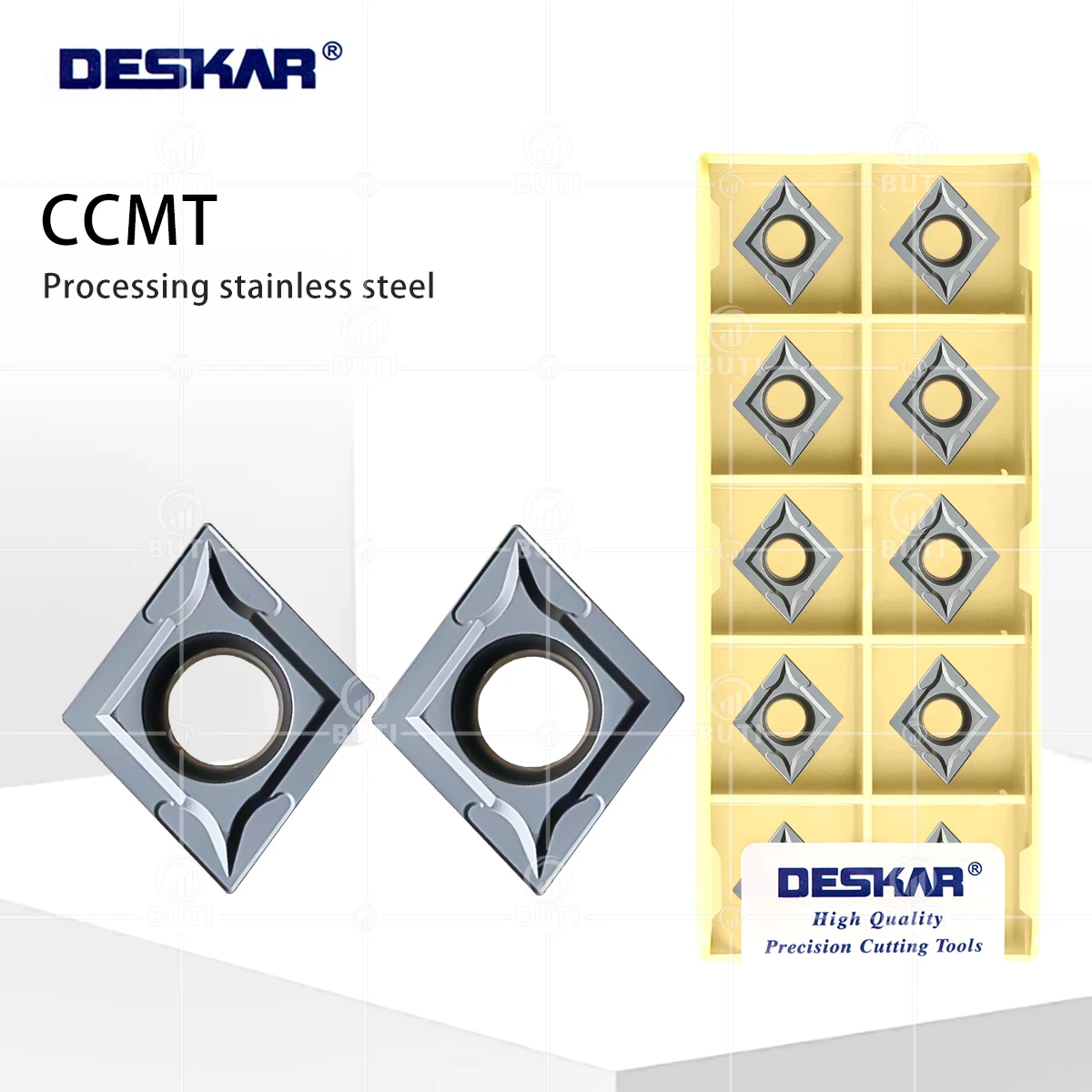 DESKAR 100% Original CCMT060204 CCMT09T304 CCMT120404 LF6018 Stainless Steel Series Turning Tools CNC Lathe Blade Alloy Material
DESKAR 100% Original CCMT060204 CCMT09T304 CCMT120404 LF6018 Stainless Steel Series Turning Tools CNC Lathe Blade Alloy Material