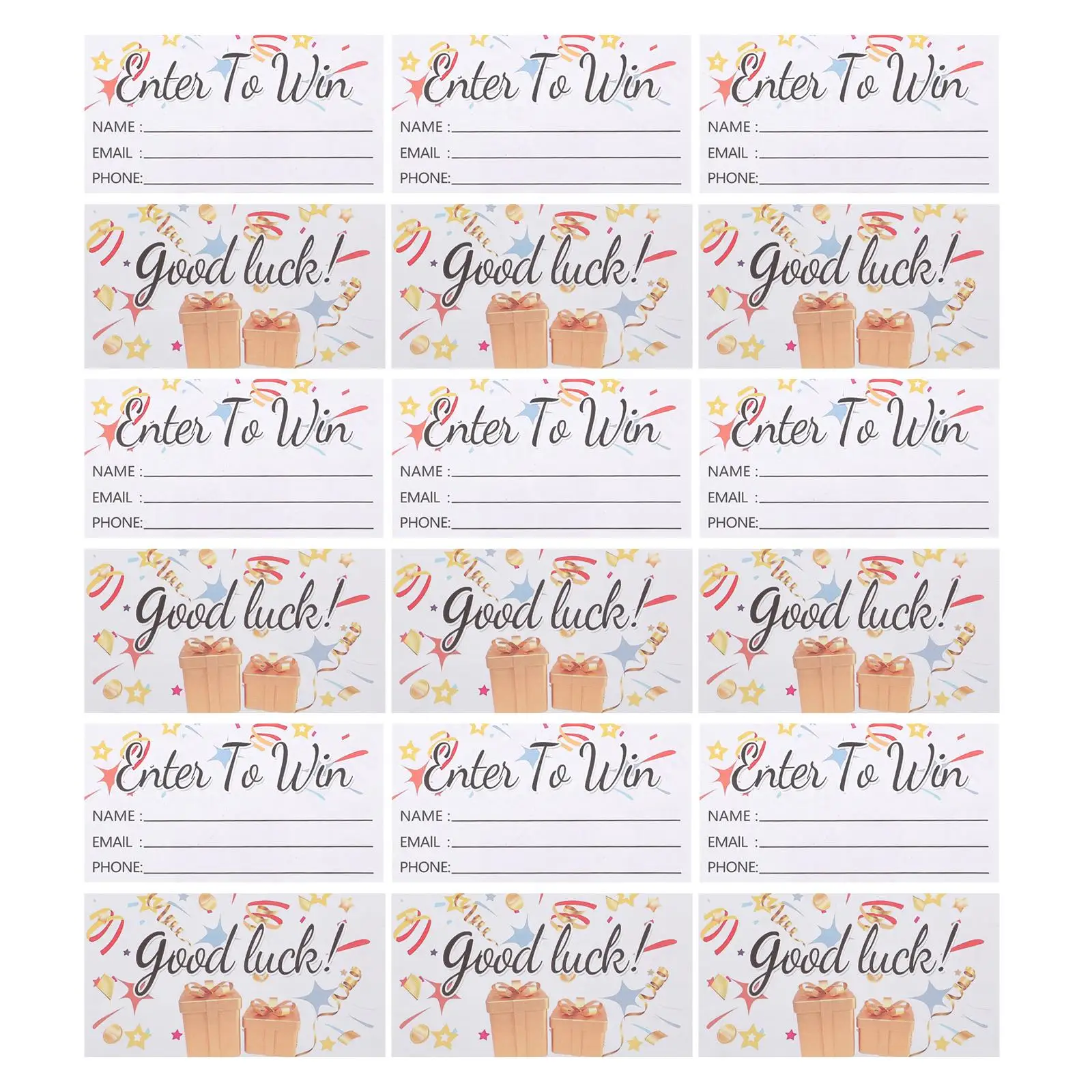 200 Pcs Raffle Ticket Postcards for Raffles Blank Paper Door Prize Tickets Large
200 Pcs Raffle Ticket Postcards for Raffles Blank Paper Door Prize Tickets Large