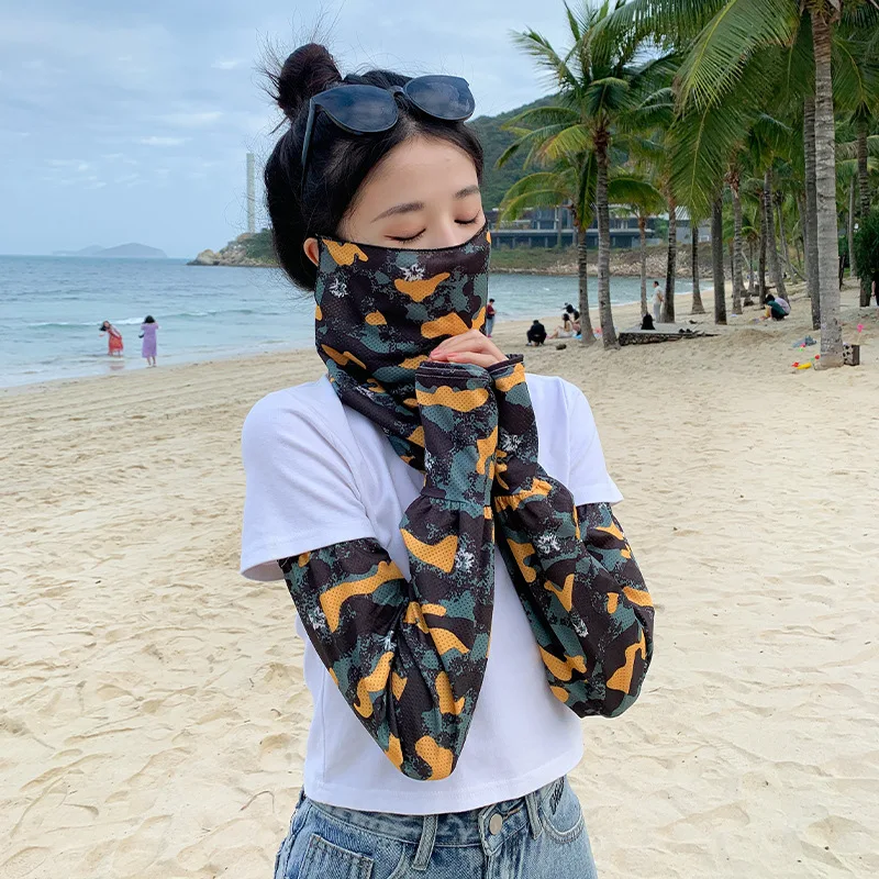 Summer camouflage ice sleeves men's and women's riding UV protection ear cover face mask veil sun protection sleeves arm guard sleeves
Summer camouflage ice sleeves men's and women's riding UV protection ear cover face mask veil sun protection sleeves arm guard sleeves
