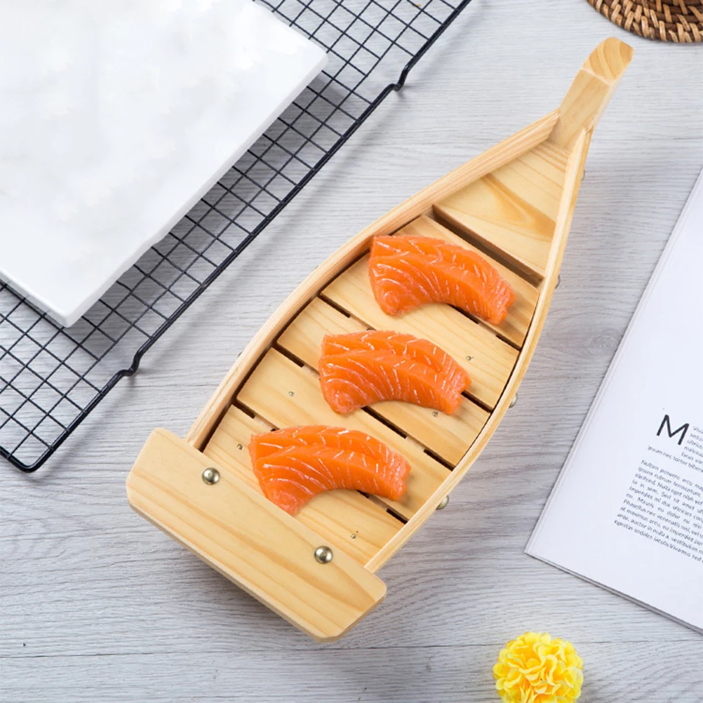 Wooden Sushi Serving Boat Creative Design Japanese Cuisine Display Restaurant Appetizer Tray Sushi Boat Decorative Sashimi Tray
Wooden Sushi Serving Boat Creative Design Japanese Cuisine Display Restaurant Appetizer Tray Sushi Boat Decorative Sashimi Tray