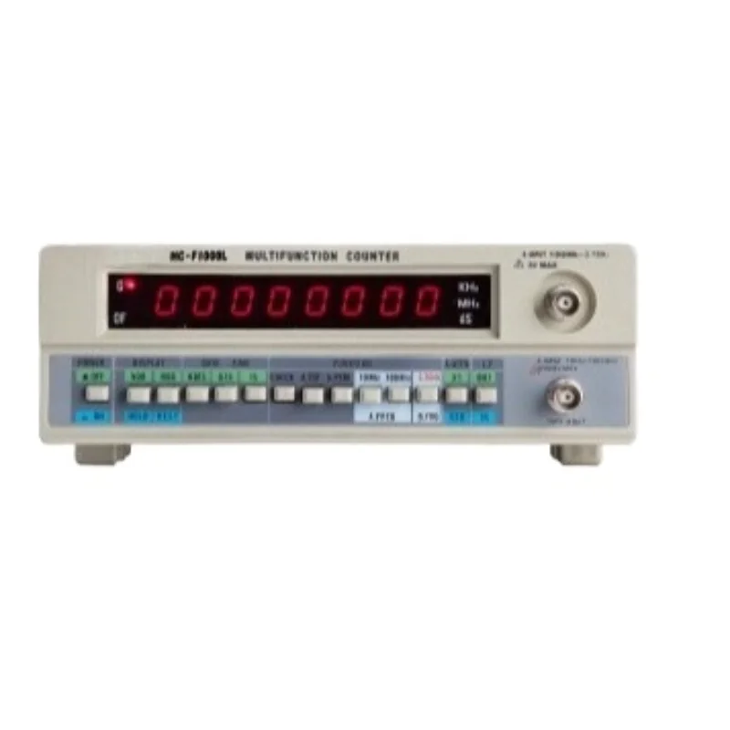 Digital Frequency Counter F1000L 8-Digit LED Display High Precision Meter for Signal Measurement 1Hz-100MHz
Digital Frequency Counter F1000L 8-Digit LED Display High Precision Meter for Signal Measurement 1Hz-100MHz