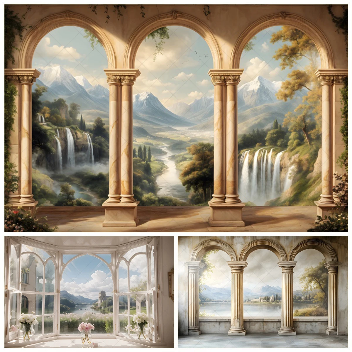 European Palace Backdrop For Photography Vintage Palace Arch Europe Textured Wall Wedding Portrait Decor Background Photo Studio
European Palace Backdrop For Photography Vintage Palace Arch Europe Textured Wall Wedding Portrait Decor Background Photo Studio