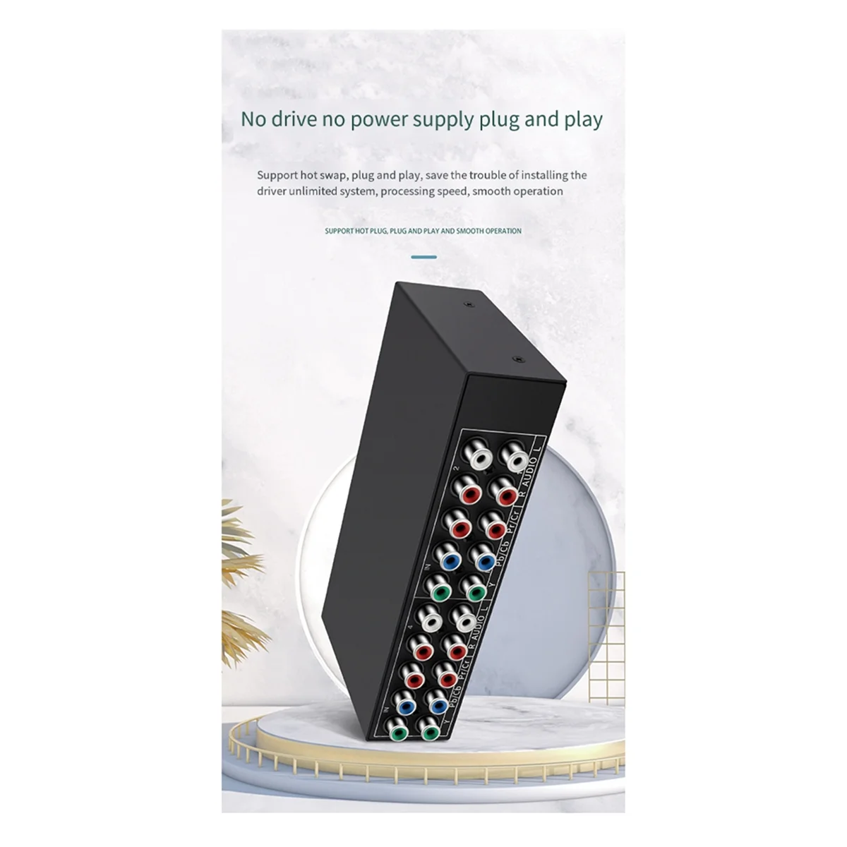 Better Quality 4x1 Component Video Signal Switcher YPbPr YCbCr Audio DSW41 Divider Panel Button Manual Switch CVBS 720P Metal Sh
Better Quality 4x1 Component Video Signal Switcher YPbPr YCbCr Audio DSW41 Divider Panel Button Manual Switch CVBS 720P Metal Sh