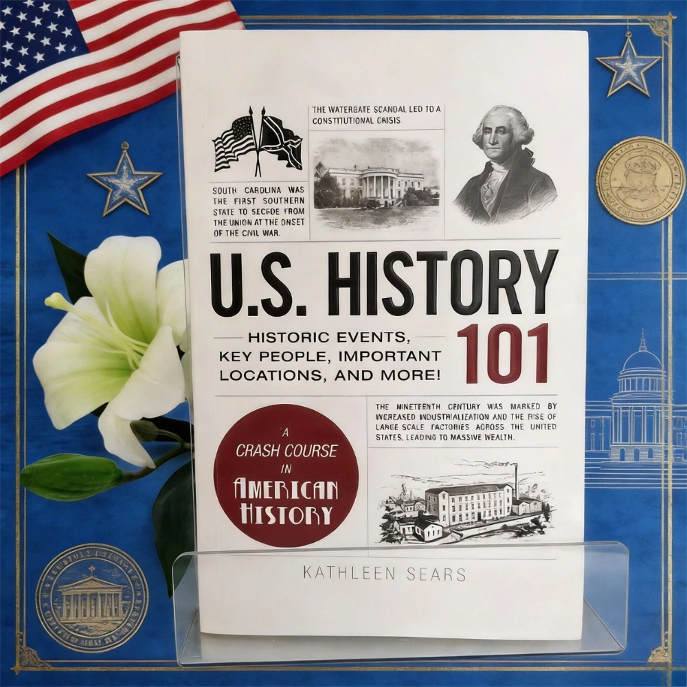 U.S. History 101 By Kathleen Sears - Crash Course in American History for Students & History Enthusiasts
U.S. History 101 By Kathleen Sears - Crash Course in American History for Students & History Enthusiasts
