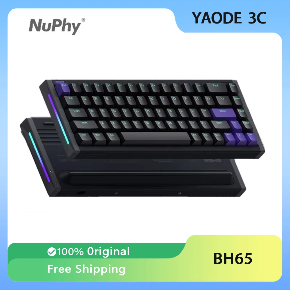 NuPhy BH65 Magnetic Switch Keyboard Aluminum Alloy E-Sports Gaming Keyboard 8K 0.01RT Self-developed PC Accessories Gamer Gift
NuPhy BH65 Magnetic Switch Keyboard Aluminum Alloy E-Sports Gaming Keyboard 8K 0.01RT Self-developed PC Accessories Gamer Gift