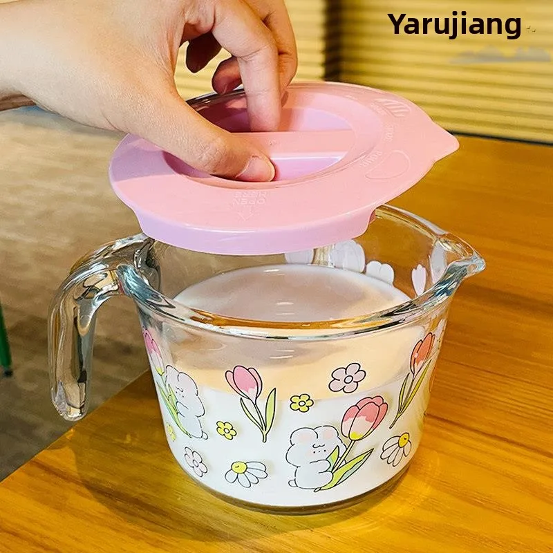 High Aesthetic Glass Measuring Cup with Handle for Kitchen Baking Egg Beating Water Measurement Cup Heat Resistant Home Use
High Aesthetic Glass Measuring Cup with Handle for Kitchen Baking Egg Beating Water Measurement Cup Heat Resistant Home Use