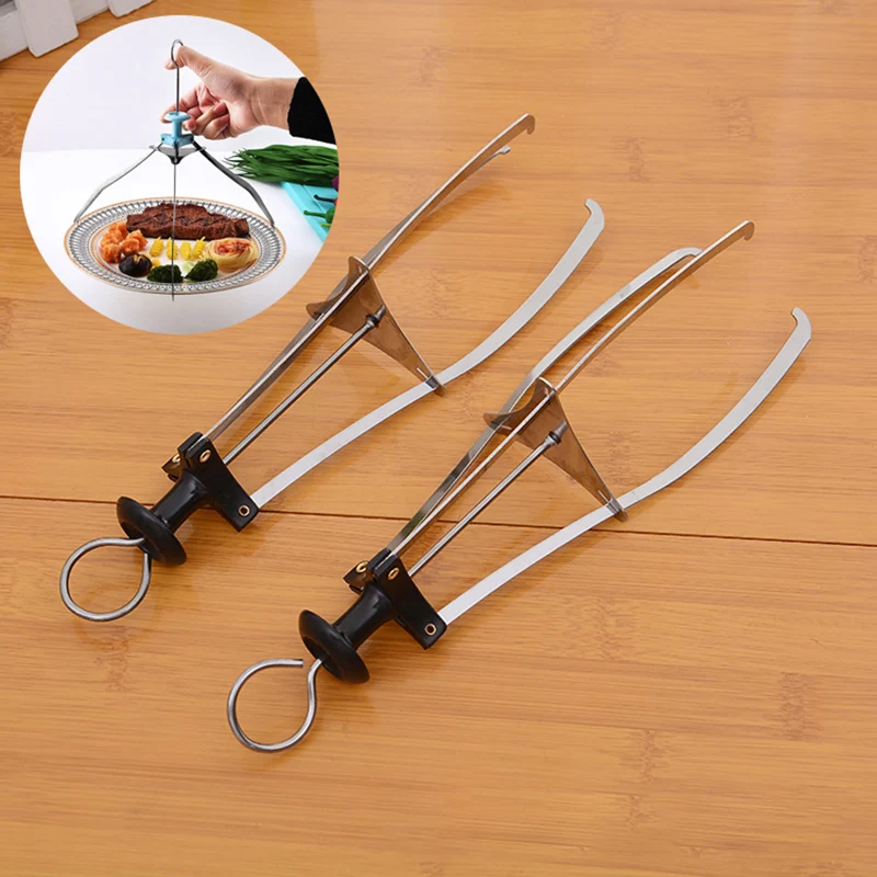 New Stainless Steel Non-Slip Hot Dish Plate Bowl Clip, Pots Gripper, Crockery Holder, Clamp Tongs, Claw Folder, Kitchen Tools
New Stainless Steel Non-Slip Hot Dish Plate Bowl Clip, Pots Gripper, Crockery Holder, Clamp Tongs, Claw Folder, Kitchen Tools