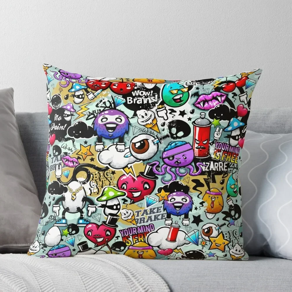 Pop Art Graffiti Funny Comics Faces Throw Pillow Pillows Aesthetic bed pillows Pillow
Pop Art Graffiti Funny Comics Faces Throw Pillow Pillows Aesthetic bed pillows Pillow