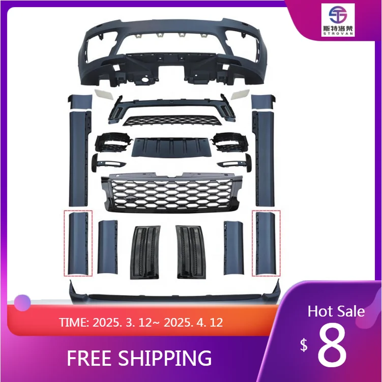 High-quality goodsAutomotive Body Kit for Range Rover Vogue 2013-2017 Upgrade to 2020 SVO Model Car Bumpers L405
High-quality goodsAutomotive Body Kit for Range Rover Vogue 2013-2017 Upgrade to 2020 SVO Model Car Bumpers L405
