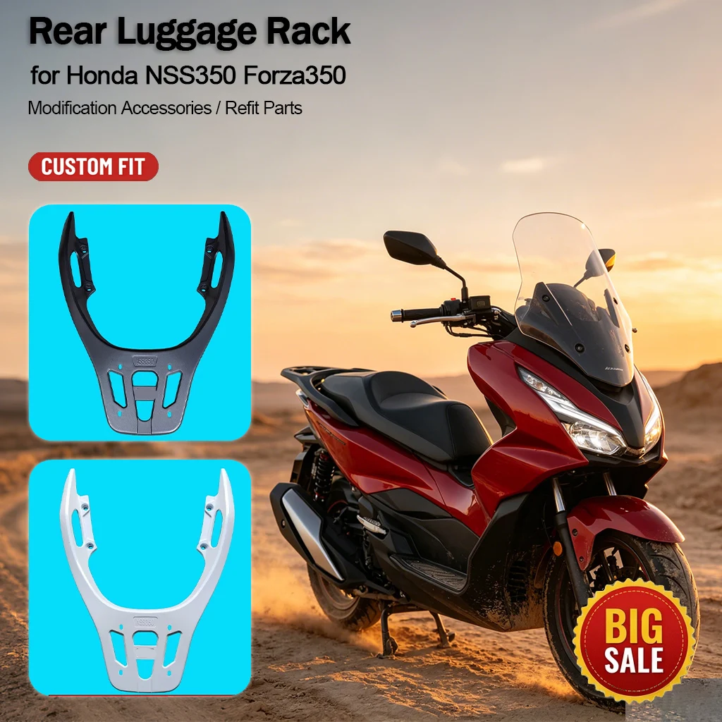 Integrated Aluminum Rear Luggage Rack Tail Box Mount Bracket for Honda NSS350 Forza350 Import & Domestic Motorcycle Accessories
Integrated Aluminum Rear Luggage Rack Tail Box Mount Bracket for Honda NSS350 Forza350 Import & Domestic Motorcycle Accessories