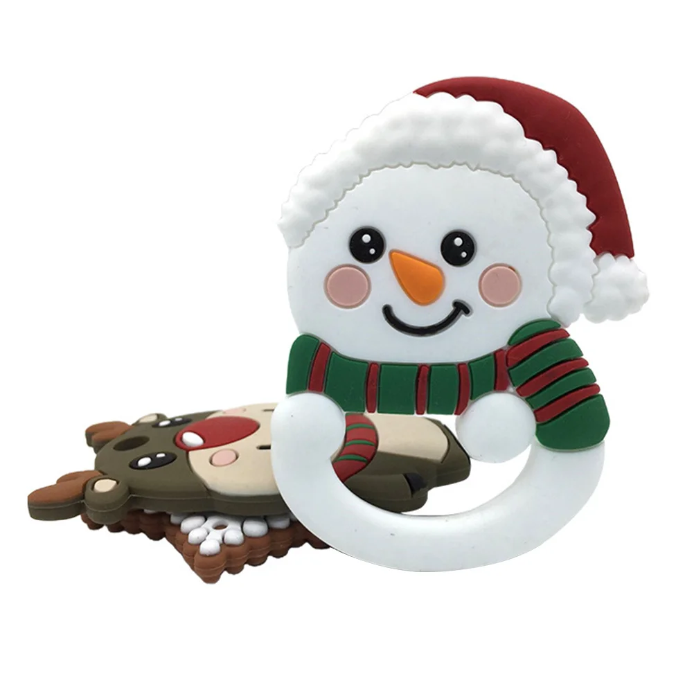 2Pcs Christmas Themed Silicone Baby Teether Rod Chewing Stick Teeth Grinding Aid Xmas Infant Chew Xmas Molar Rod
2Pcs Christmas Themed Silicone Baby Teether Rod Chewing Stick Teeth Grinding Aid Xmas Infant Chew Xmas Molar Rod
