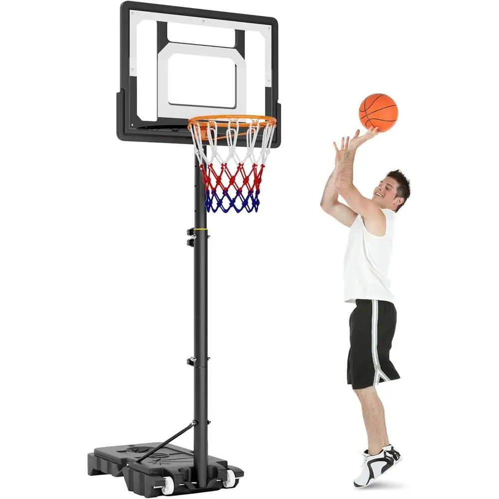 Adjustable Height Outdoor Basketball Hoop with Wheels and Enlarged Base for Youth, Teens, and Adults
Adjustable Height Outdoor Basketball Hoop with Wheels and Enlarged Base for Youth, Teens, and Adults