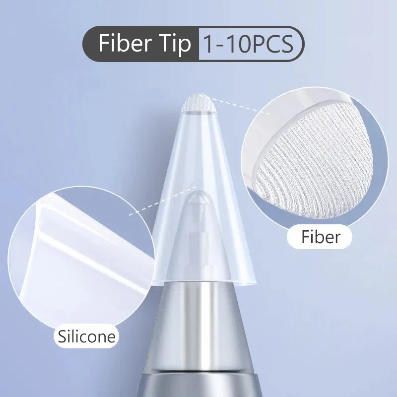 1-10Pcs Stylus Pen Tip Fiber Cover For Apple Pencil 1st 2nd Generation Fiber Replacement Tip Case Nib Anti-slip For M-Pencil
1-10Pcs Stylus Pen Tip Fiber Cover For Apple Pencil 1st 2nd Generation Fiber Replacement Tip Case Nib Anti-slip For M-Pencil