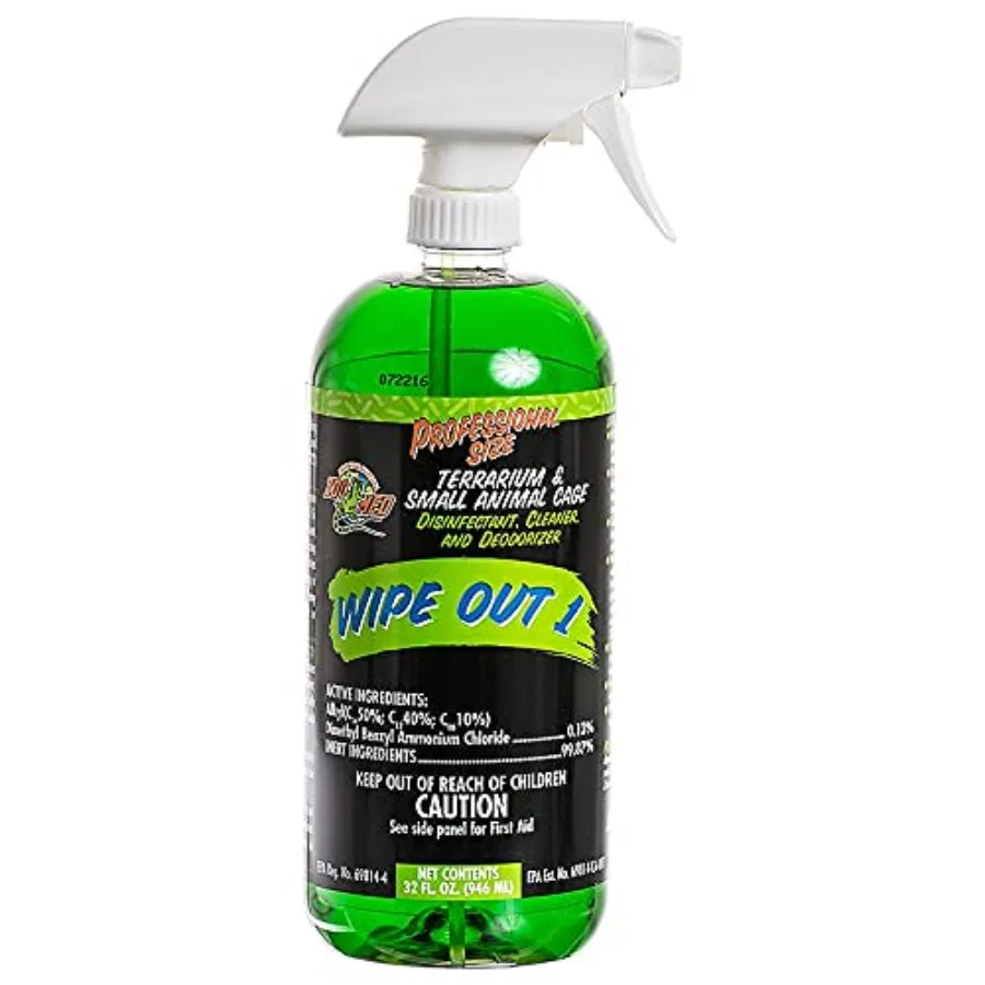 【Spot goods】Wipeout Reptile Terrarium Cleaner 32oz - With Attached Pro-Tip Guide
【Spot goods】Wipeout Reptile Terrarium Cleaner 32oz - With Attached Pro-Tip Guide