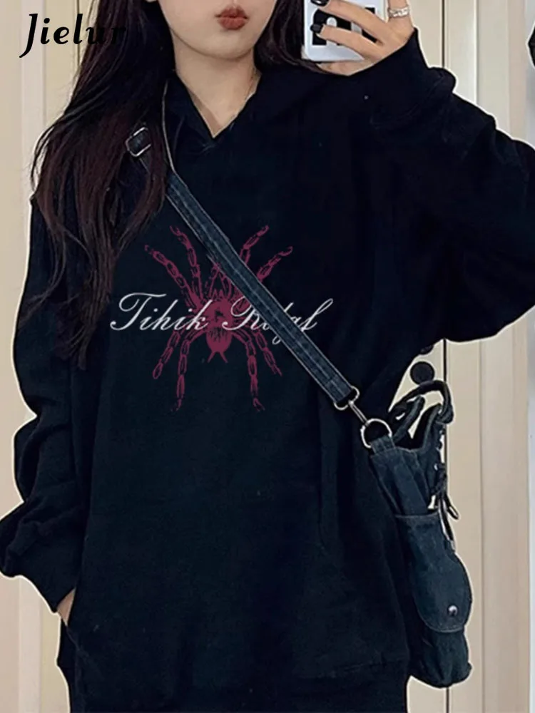 Jielur Casual Hooded Drawstring Chic Printing Female Hoodies Classic Solid Color Basic Simple Loose Fashion Pocket Women Hoodies
Jielur Casual Hooded Drawstring Chic Printing Female Hoodies Classic Solid Color Basic Simple Loose Fashion Pocket Women Hoodies