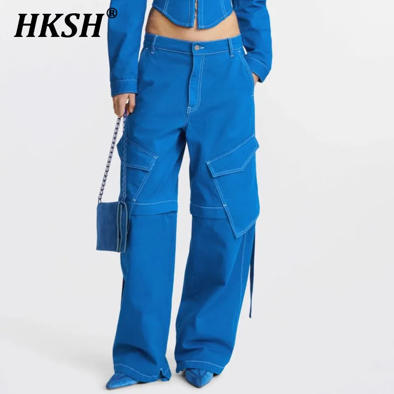 HKSH Spring Summer New Women's Ins Trendy Punk High Street Original Design Solid Color Straight Jeans Wide Leg Long Pants HK5502
HKSH Spring Summer New Women's Ins Trendy Punk High Street Original Design Solid Color Straight Jeans Wide Leg Long Pants HK5502
