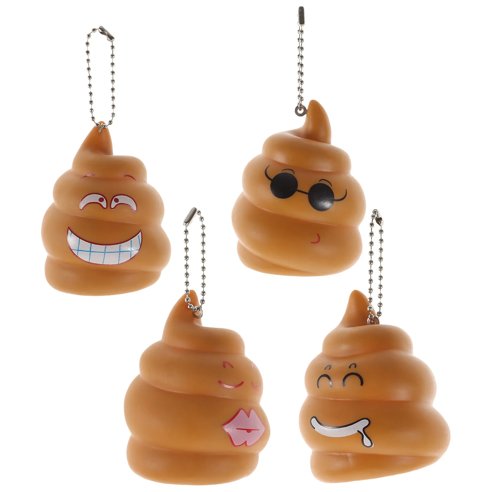 4Pcs Poop Keychain Pendant Creative Funny Hanging Ornaments Elastic Decompression Bag Backpack Key Ring Hanging Decor
4Pcs Poop Keychain Pendant Creative Funny Hanging Ornaments Elastic Decompression Bag Backpack Key Ring Hanging Decor