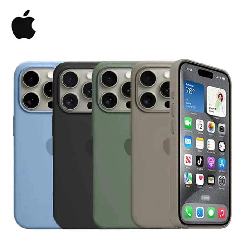 Original Apple Magsafe Liquid Silicone Magnetic Case For iPhone 16 15 Pro Max 15 16 Plus Cases Wireless Charging Protect Cover
Original Apple Magsafe Liquid Silicone Magnetic Case For iPhone 16 15 Pro Max 15 16 Plus Cases Wireless Charging Protect Cover