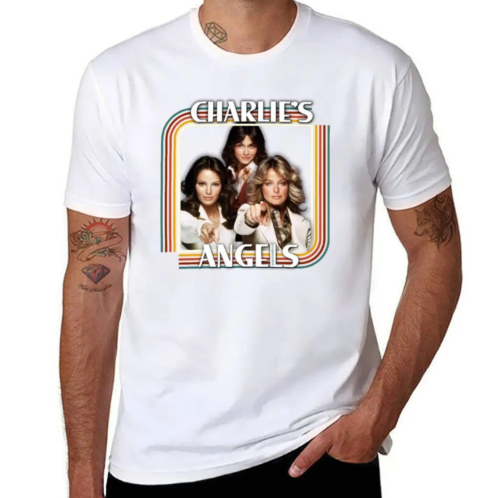 t Angels shirts cotton 1970s t brand T-Shirt heavy man man Charlie's luxury high Shows TV shirt Spelling quality
t Angels shirts cotton 1970s t brand T-Shirt heavy man man Charlie's luxury high Shows TV shirt Spelling quality
