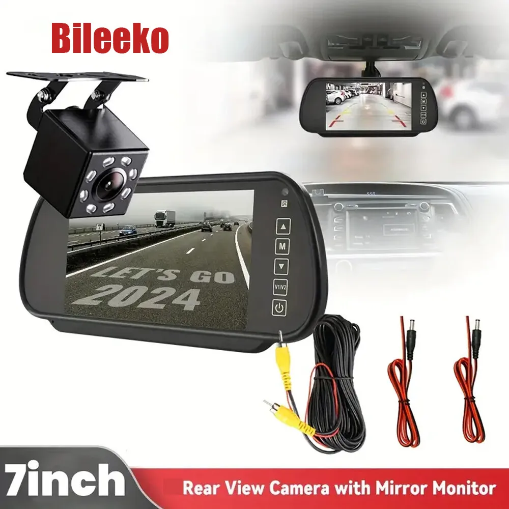 7"Monitor Backup Car Camera Rear View Mirror Parking Night Vision For Vehicles
7"Monitor Backup Car Camera Rear View Mirror Parking Night Vision For Vehicles