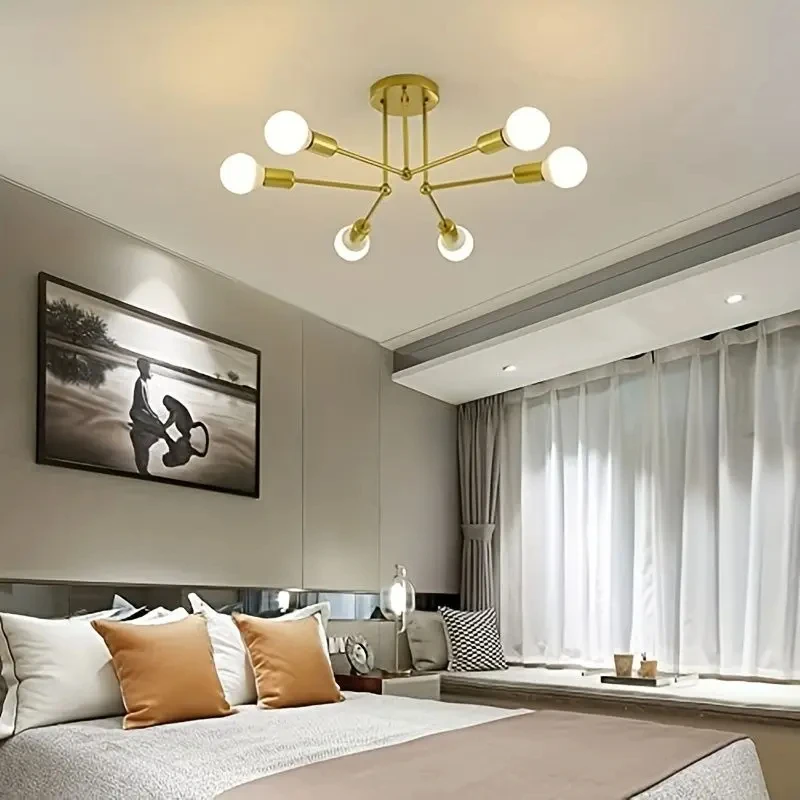 Modern Led Spider Ceiling Lighting Industrial Iron Black/Golden Nordic Minimalist Home Decoration Living Room Dining Room Ceilin
Modern Led Spider Ceiling Lighting Industrial Iron Black/Golden Nordic Minimalist Home Decoration Living Room Dining Room Ceilin