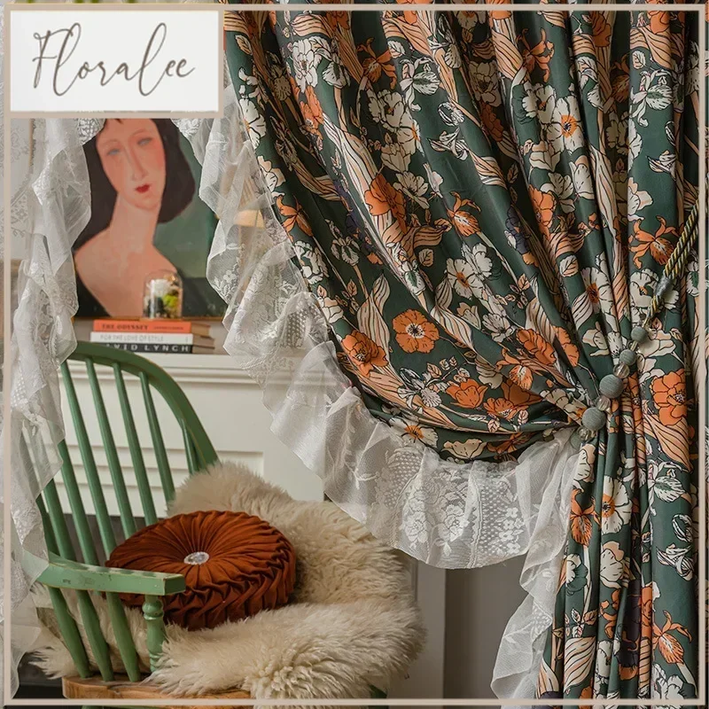 Modern Oil Painting Curtains For Living Room Bedroom Retro Printed Lace Patched French Window Balcony Curtains Customize
Modern Oil Painting Curtains For Living Room Bedroom Retro Printed Lace Patched French Window Balcony Curtains Customize