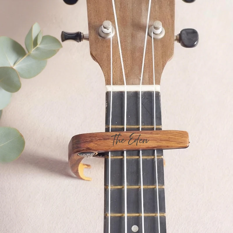 Personalized Guitar Capo with Name, Wooden Guitar Capo, Metal Guitar Capo for Fathers Day Gift, Wedding Gifts, Gift For Him
Personalized Guitar Capo with Name, Wooden Guitar Capo, Metal Guitar Capo for Fathers Day Gift, Wedding Gifts, Gift For Him