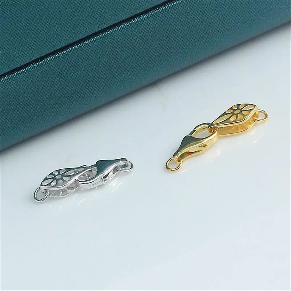 S925 Sterling Silver Jewelry Clasp for DIY Necklace Bracelet Jewelry Findings Connector Hook 925 Silver Clasps Crafting Supplies 
S925 Sterling Silver Jewelry Clasp for DIY Necklace Bracelet Jewelry Findings Connector Hook 925 Silver Clasps Crafting Supplies