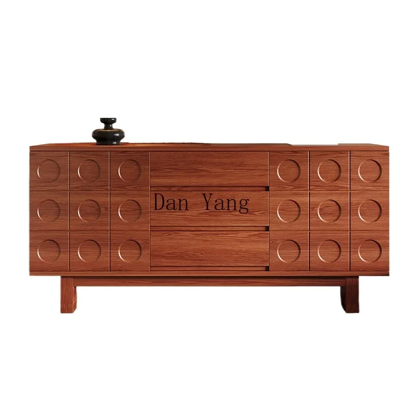 LAB integrated tea cabinet against the wall, antique solid wood ash wood living room, large-capacity storage
LAB integrated tea cabinet against the wall, antique solid wood ash wood living room, large-capacity storage