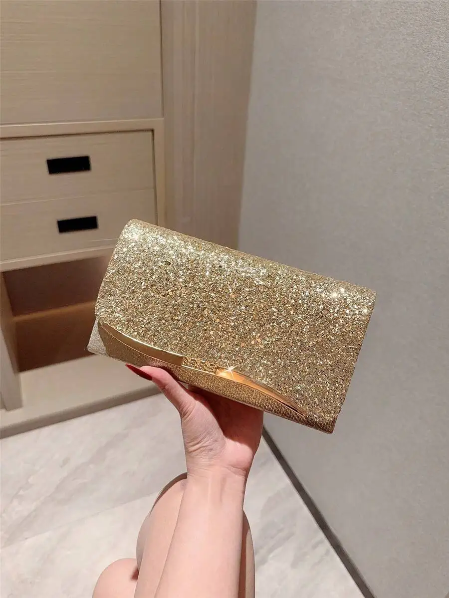 Metallic Envelope Evening Bag, Flip Cover Clutch Purse for Women, Stylish Bridal Accessory for Wedding Prom Party Wedding Items
Metallic Envelope Evening Bag, Flip Cover Clutch Purse for Women, Stylish Bridal Accessory for Wedding Prom Party Wedding Items