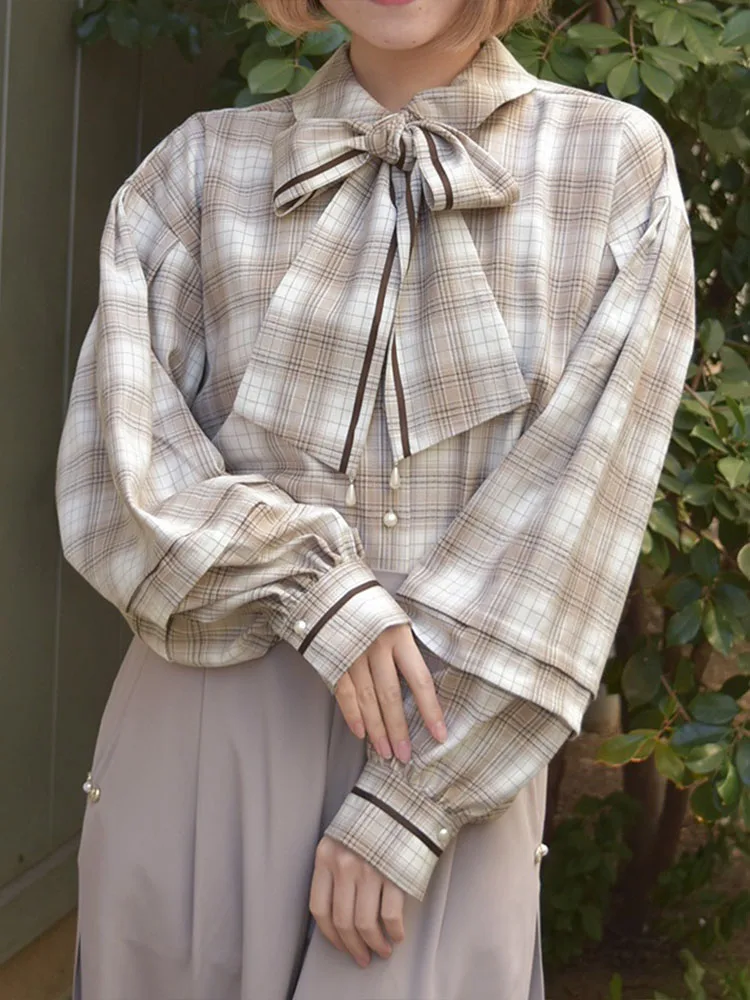 Loose Long Sve Women's irt with Detachable Large Bow Tie Commute Sle Casual Faion by Axes Femme Polyester Cotton Blend
Loose Long Sve Women's irt with Detachable Large Bow Tie Commute Sle Casual Faion by Axes Femme Polyester Cotton Blend