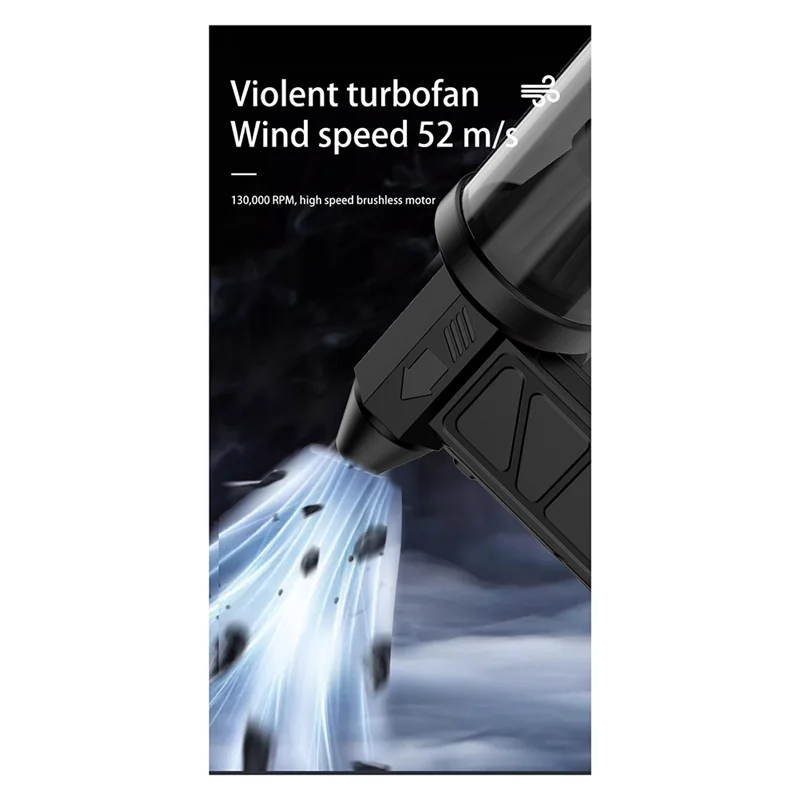 RALCA-Mini Turbo Jet Fan Air Blower Brushless Motor Adjustable Wind Speed Handheld Duct Fan 52M/S Turbo Fan
RALCA-Mini Turbo Jet Fan Air Blower Brushless Motor Adjustable Wind Speed Handheld Duct Fan 52M/S Turbo Fan