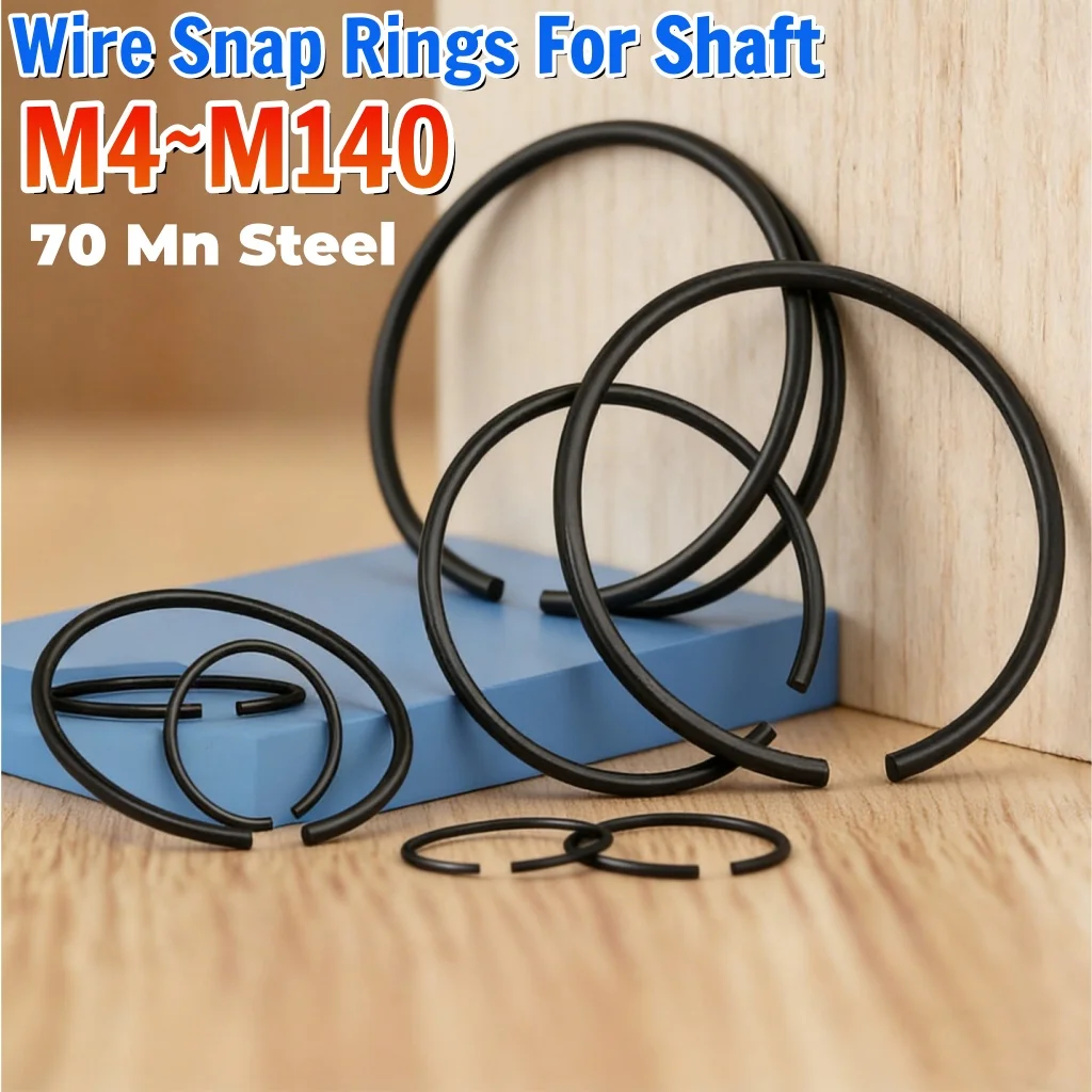 Beicai M4-M140 GB895.2 Black Steel Wire Retaining Ring For Shaft Manganese Steel Round Wire Snap Rings Roundwire Snap Ring
Beicai M4-M140 GB895.2 Black Steel Wire Retaining Ring For Shaft Manganese Steel Round Wire Snap Rings Roundwire Snap Ring