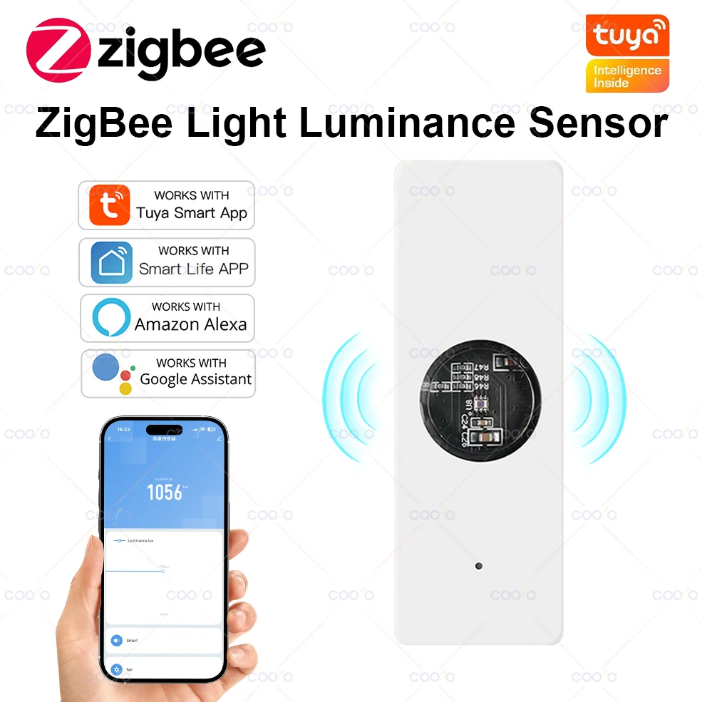 Tuya ZigBee Light Sensor Luminance Sensor Illumination Brightness Detector Smart Home Automation App Control Tuya Light Detector
Tuya ZigBee Light Sensor Luminance Sensor Illumination Brightness Detector Smart Home Automation App Control Tuya Light Detector