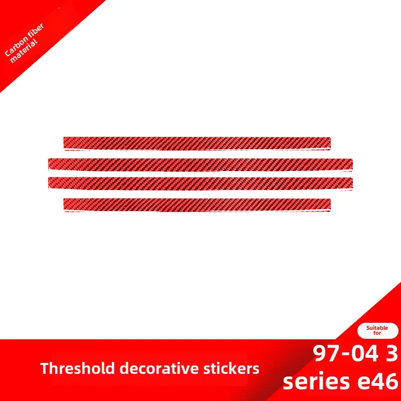 Suitable for Bmw97-04Style3Seriese46Interior threshold strip pedal decoration sticker red carbon fiber modification
Suitable for Bmw97-04Style3Seriese46Interior threshold strip pedal decoration sticker red carbon fiber modification
