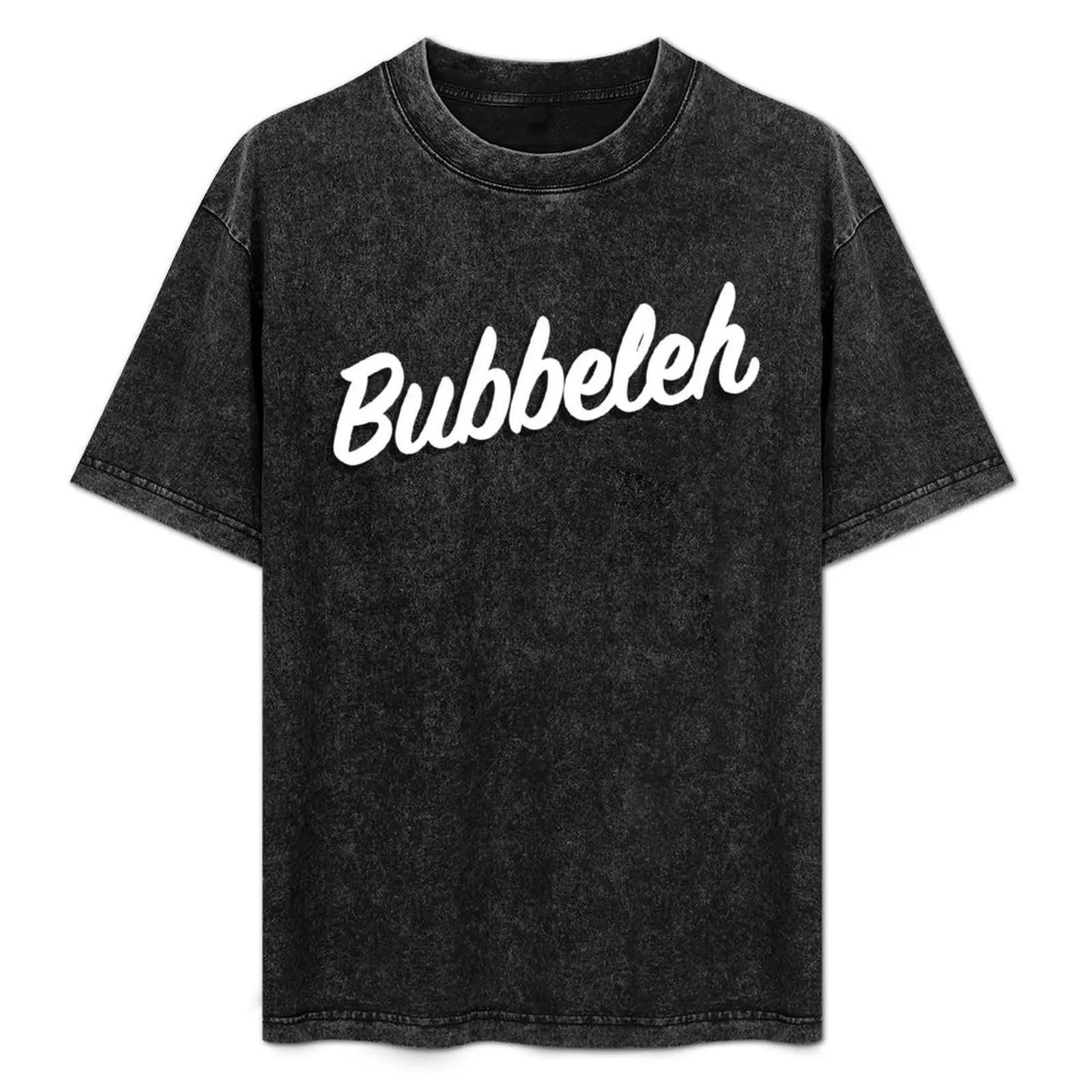 Bubbeleh! Handlettered Yiddish T-Shirt Casual Graphic Print Tee
Bubbeleh! Handlettered Yiddish T-Shirt Casual Graphic Print Tee